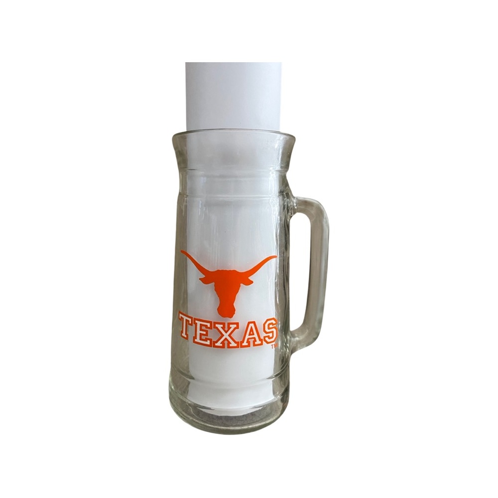 University of Texas Vintage Glass Mug : Retro Barware